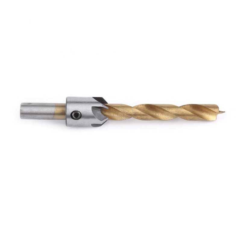 Countersink Drill Bit Set, Akozon Wood Countersink Drill Bit Steel