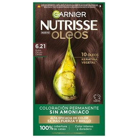 Tinte para cabello Nutrisse Oleos sin amoniaco 6.21 rubio oscuro cenizo