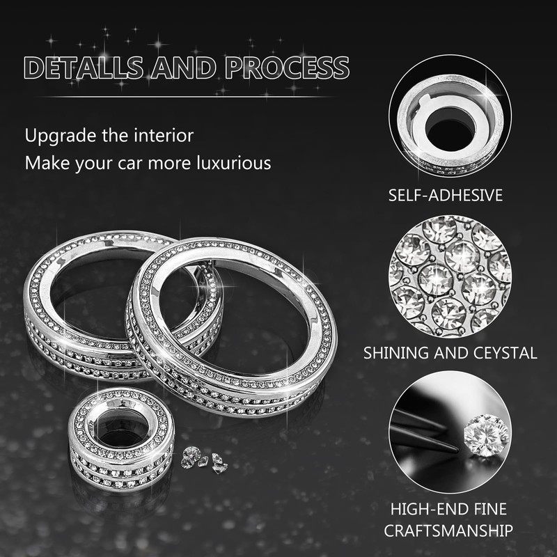 HHLOU Air Conditioning Knob Cover Fit for Lexus NX RX