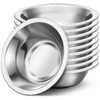 Offiper 304(18/8) Stainless Steel Mixing Bowls for Kitchen, 10 Pack