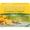 Bigelow Lemon Ginger, 80 Count Box (Pack of 1) Caffeine