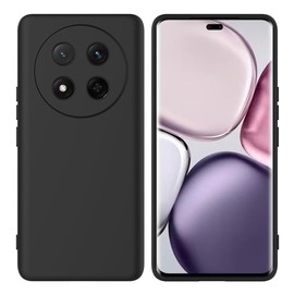 QWYJ Funda para Honor Magic 7 Lite 5G y X9C y X6 Pro Case Protectora de TPU Suave Ultrafina Matte Minimalista Carcasa para Honor Magic 7 Lite 5G y X9C y X6 Pro Funda Liso(Negro)