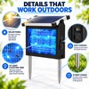 Solar Bug Zapper for Outdoor Use – 4500V Waterproof Mosquito