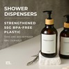 MaisoNovo Refillable Shampoo and Conditioner Bottles | 16.9 fl oz
