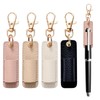 Bekecidi 4PCS Lanyard Pen Holder, PU Leather Pen Bag Clip