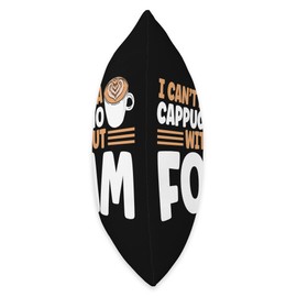 Barista Gift Idea Coffee Lover Coffee Brewing I Can't Make A Cappuccino Without Foam Barista Coffee Maker Throw Pillow, 16x16, Multicolor