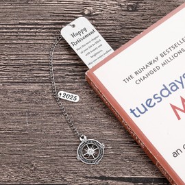 Retirement Gift for Woman Retirement Gifts for Men 2025 Teacher Retirement Bookmark for Women Coworker Farewell Leaving Goodbye Gifts for Women Female Thank You Appreciation Gifts Office Bookmark