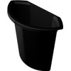 helit H6106995 Waste Bin Insert for Hanging, 6 Litre, Black