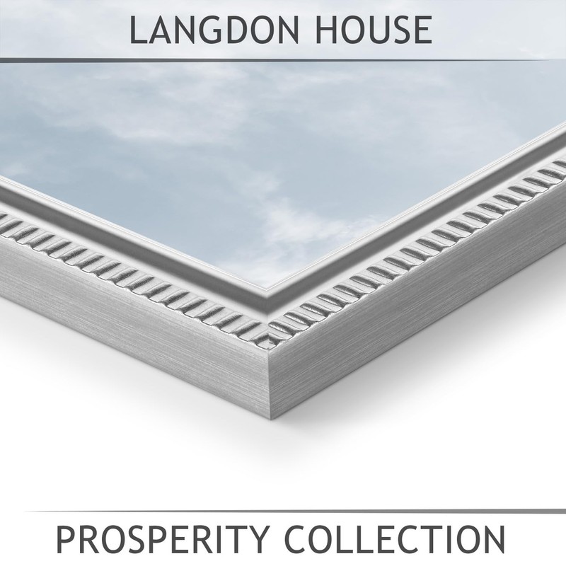 Langdon House - 4x6 Picture Frames - Silver, 6 Pack