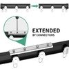 YLNANMI Flexible Bendable Aluminum Curtain Track Ceiling or Wall Mount