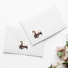 4 x Small 50mm 'Covered Western Wagon' Permanent Sticker Decals