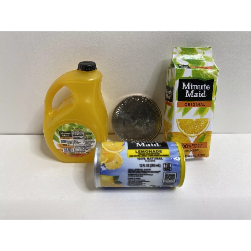 Minute Maid 3 Minute Maid Juice w/Case Exclusive Lemonade Zuru