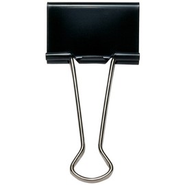 Rapesco 19mm Foldback Clip - Black (Pack of 10, 10 Pieces each)