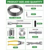 100FT Garden Wire Trellis for Climbing Plants, Kalolary T316 Stainless