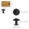 Amerdeco 10 Pack Oil Rubbed Bronze Cabinet Knobs Single Hole
