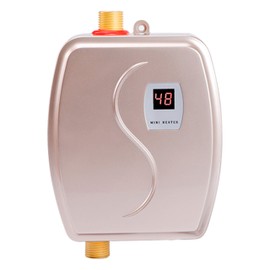 WUPYI 110V 3000W Electric Water Heater,Mini Instant Tankless Hot Water Heater Kitchen Bathroom