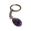 Amethyst Keyring, A Stone of Peace, Tumbled Semi-Precious Stone Key
