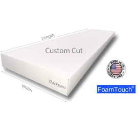 Custom Cut Tier 4 Upholstery Foam Cushion Any Density (Seat Replacement, Upholstery Sheet, Foam Padding)