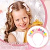 Vovii Birthday Girl Headband Princess Crown for Women Girls, Happy