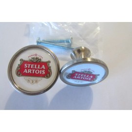 Stella Artois Beer Cabinet Knobs, Stella Artois Logo Cabinet Pull /kitchen knobs