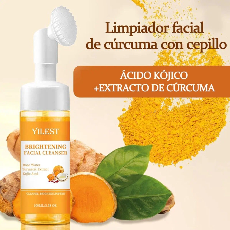 Limpiador Facial Espuma Hidra Todo Tipo Aclara Antimanchas