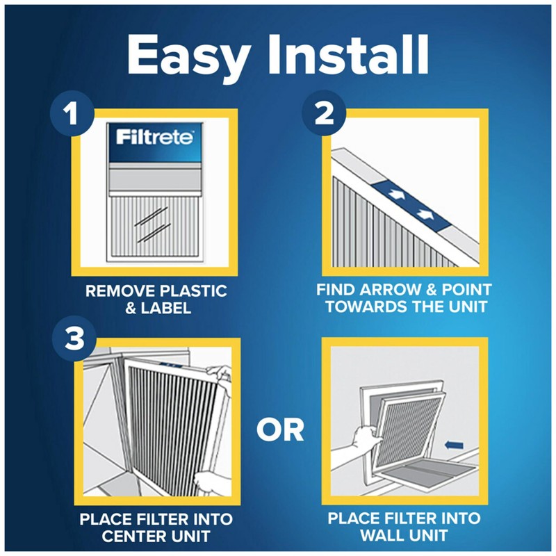 Filtrete 20x25x1 AC Furnace Air Filter, MERV 13, MPR 1900,