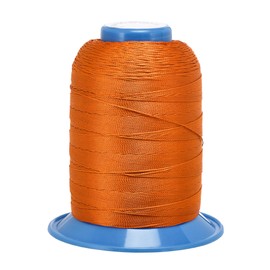 uxcell Bonded Polyester Sewing Threads 870 Yards 300D/0.38mm Extra Strong Upholstery Thread for Manual and Machine Sews (Orange)
