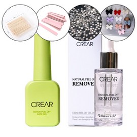 Buzel Viewgel Crea Repair Peel-Off Base Gel + Remover + 100 Wood Sticks + 30 Parts / 뷰젤 크레아 리페어 필오프베이스젤+리무버+우드 스틱100개+파츠30개