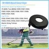 YIEHRNS 73-8200 Spool Cover Caps Replacement for Toro 88026 Electric