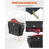 2PCS 3 Pin 2 Position RS606 Rocker Switch Fit for