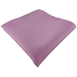 TigerTie Satin Pocket Square Plain Polyester 26 x 26 cm, lilac