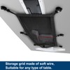 WurdeWindig Cable Management Net, Black Cable Manager Kit,Flexible Under Desk