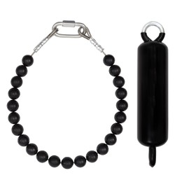 Flagpole Retainer Ring Counterweight Set Black Made in USA 7 lb (Fits 6" Diameter Flagpole)