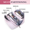 Travel Makeup Bag for Women Organizer: Cosmetic Bag - Large