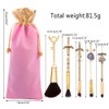 5pcs Cosmetic Anime Makeup Brushes Set Cosplay Gift Cosmetic Makeup