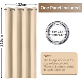 Outdoor Curtain Weatherproof Outdoor Curtains Weatherproof for Patio in Beige. Outdoor Curtains for Pergolas, Porches and Patios with Elegant and Durable Design to Protect Your (1)