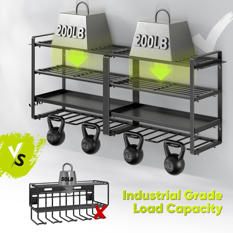 POKIPO Power Tool Organizer Wall Mount, Extended Large Heavy Duty