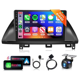 8Core 4G+64G Carplay Radio for Honda Odyssey 2005-2010 Car Stereo with 10.1'' 1280x720 IPS Touchscreen Wireless Carplay Android Auto,DSP/46EQ,Bluetooth 5.0 FM/RDS GPS WiFi MirrorLink SWC Backup Camera