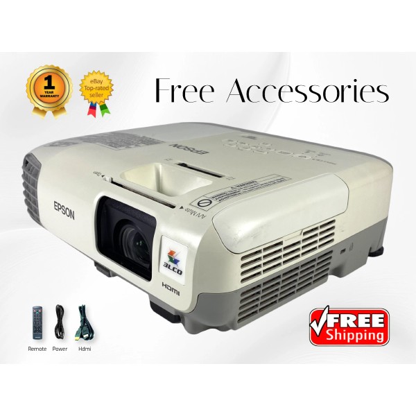 Epson 3LCD Projector 4K Compatible 2700 Lumens | Contrast -