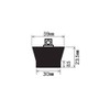 KVK Rubber Stopper for Bus PZ1079