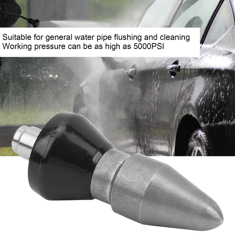 Pipe Dredging Nozzle 1/4in Drain Outlet Cleaning Quick High Pressure