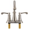 RecPro RV Bathroom Faucet Tall Spout Brushed Nickel with Drain