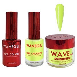 WAVEGEL Soak-Off Gel, Nail Lacquer & Acrylic/Dip Powder Matching Set - Queen Collection - #097 Cosmo Night