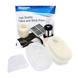 HQRP 2-pack Filter Kit Compatible with Shark Rocket 1080FTV320 / 1084FTV320 Replacement fits Shark Rocket DeluxePro HV320 series Vacuum Cleaner