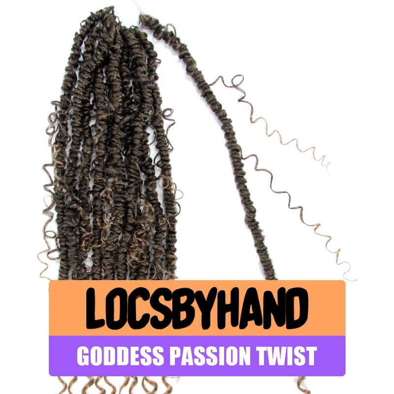 Boho Crochet Passion Twist Hair Pre looped 14 Inch 8
