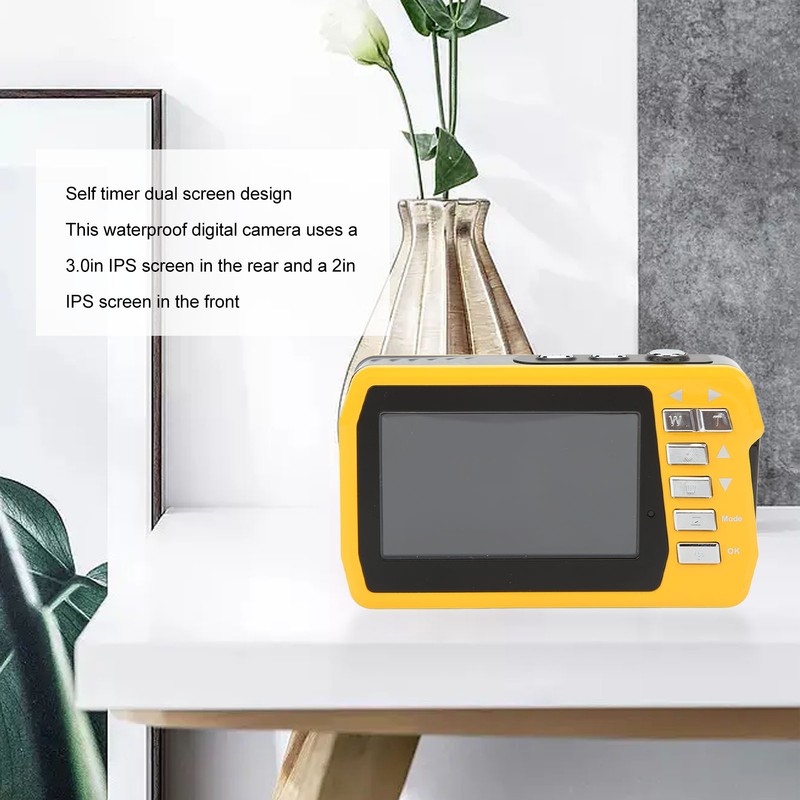 4K 56MP Dual Screen Digital Camera 18X Digital Zoom 10ft