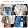 Fjdcslwx Butterfly Badge Holder Reel Lanyard,ID Card Badge Holder Retractable