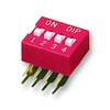 DIP Switch 4 POS R/A SPST-NO Slide | SIP/DIP Switch