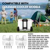 Cooler Plastic Hinges Replacement (6 Pack) Fit for Coleman Coolers