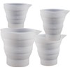 Taza medidora plegable de silicona para taza medidora plegable de